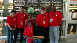 Michael Ned and the Taft High School BBQ team