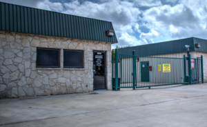gated entryway at Lockaway Storage - Woodlake
