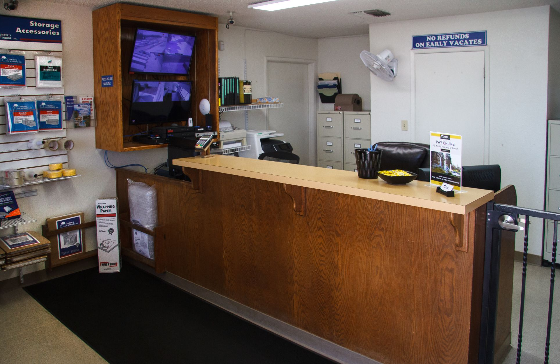 Derrel's self storage units in Clovis, CA from 53.50 Call to store!