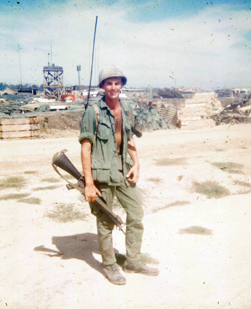 Julie Merry's brother John in Vietnam in 1970.