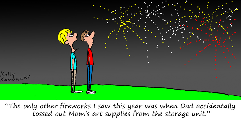 Funny Fridays: Fireworks by Kelly Kamowski | Storagefront