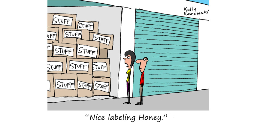 Funny Fridays: Box Labeling by Kelly Kamowski | Storagefront
